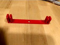 Customizable two-rod wall mount by larsrc