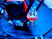 Anycubic Kossel Plus Inductive auto level probe mount by sschueller