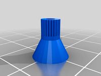 M5 filament cone guide for feeder by Gaspadlo