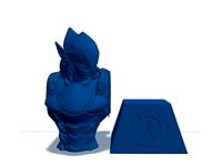 Pharah bust and stand - Overwatch (REMIX) by Blugoose