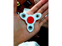 Robotic style Fidget Spinner tri sharps withM8 nut 608 bearing by danithebest91
