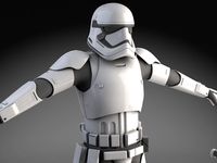 Star Wars First Order Stormtrooper Light3d model