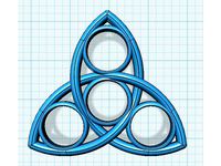 Celtic Knot Fidget Spinnner SLIM by JayDezi