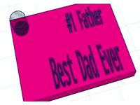 Fathers Day Keychain by RORODJ