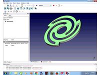 Spiral spinner with 8mm movable bearing balls,608 bearing hole by Blueman40