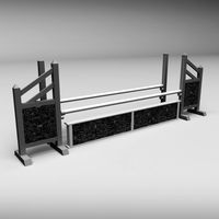 Horse jump obstacle 033d model