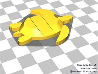 Simple Sea Turtle phone stand by Shrugsy