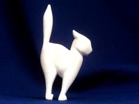 Jean Gordon's carving Standing Cat by mgg942