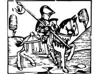The Knight Wood Carving and 2D DXF file by largeformat3dprinter