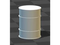 Small Fuel Barrel - Scale 1:72 (Updated model in description) by LeviOz