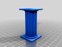 Doric Column Pedestal by glreno2