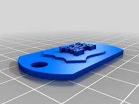 Back the blue dog tag by Nathaniels_Web_Design