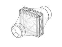 120mm Fan Cowl for 2" PVC by Bahamuttg