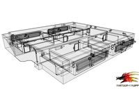 Cyberpunk basic living quarters by AmyCantFlyNow