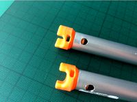 Pipe End Cap For Roupe and zip tie by Gontelnikov