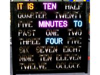Mini Word Clock by wabbitguy
