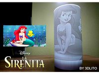 LAMPARA LA SIRENITA by tresdlito