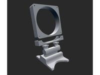 Dumb 120mm PC Fan Holder by gammy