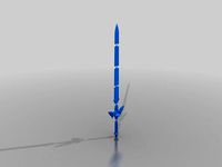 master sword sectioned support ready by miketribal