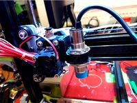 Magnetic X E3D holder with 18mm distance sensor mount by rj3005
