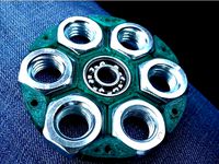 Fidget Spinner hex nut by th3code