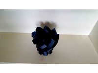 Twisted Hexagon Colum pot/vase  by JobSmolders