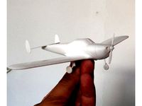 Ercoupe aircraft scale model by guaro3d