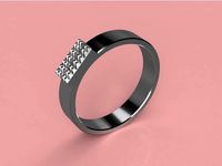Cool Ring ( Gender Neutral ) by TK3DPrinting