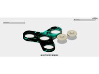 Classic Fidget Spinner w/ Caps by ShawnM04