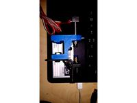 K8200 E3d V6 1.75mm Bowden hotend Bracket for MK2 short travel FINAL version by RobMitshi