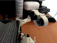 PiCam case with movable arm bed carriage plate holder by Salvadoran