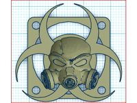 Biohazard Fan Cover 30x30 by WVermaak