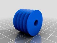 Spring for CNC or 3D printer table adjustment by Titus