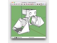 E3D v6 Holder with single or double cooling - STLs and Google SketchUp file for your remix by rafaljot
