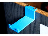 Headphone Holder Cupboard Door Mount by thomasworkshop