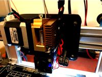 X axis for Ord Bot Hadron and MK7 extruder by mazz1
