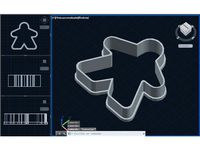 meeple cookie cutter by 012tu