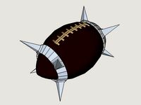 Blood Bowl Spike Ball by Terraforming_Tables