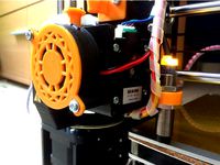 Anet A8 12 mm Right Rear Inductive Probe Mount by 3DanielW