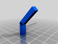 Small 45 Degree Overhang Calibration Test by PrintsIT