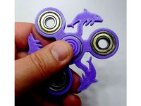 Dolphin Fidget Spinner by mistertech