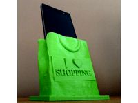 Phone holder "I love shopping" by 3DPrinthings