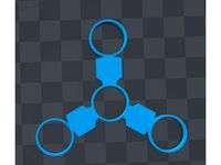 Blocky Fidget Spinner by justrust17