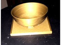 Mame Bonsai Oval pot with flowerpot dish  by davidwt2