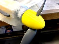 3D Lab Print Spitfire Propeller Spinner by dz1sfb
