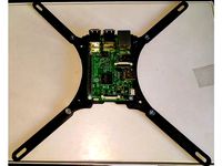Raspberry Pi 3, Pi 2, and Model B+ case with 200mm VESA mount extension  by LotarInc