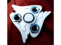 Winged Fidget Spinner by sablebadger