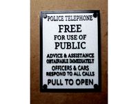 Tardis Door Sign by techoutreach