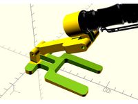 Stand to hold small led flashlight by 1-prop-head