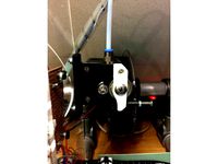 Base for "Compact Bowden Extruder" modded for flexible Filament by Backenfutter